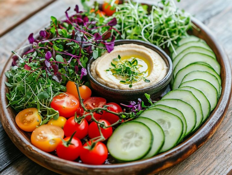 72. Microgreens: Ideas for Healthy Snack Platter