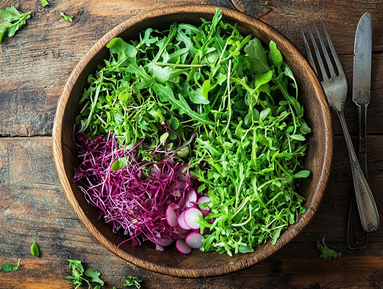 How Can Microgreens Be Used in Other Dishes Besides Salads?