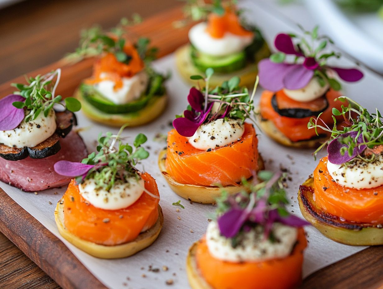 A delicious plate of microgreen and avocado toast