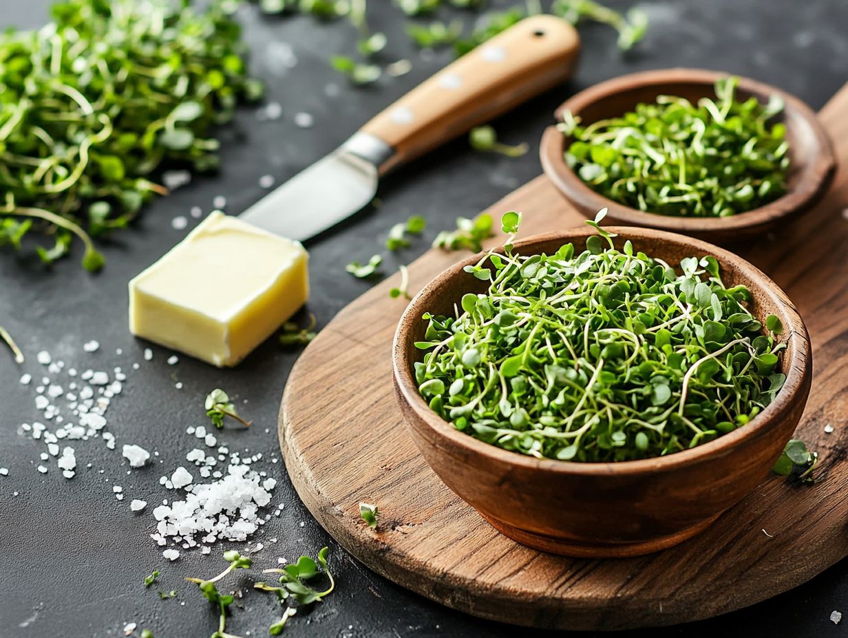 Choosing the Right Microgreens for Infused Butters