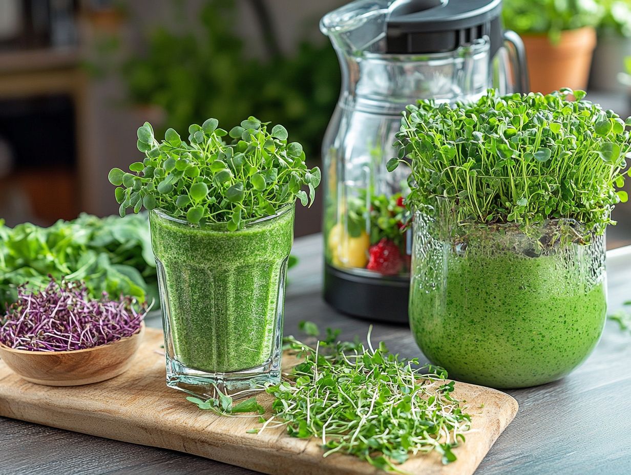 What Are the Health Benefits of Adding Microgreens to Smoothies?