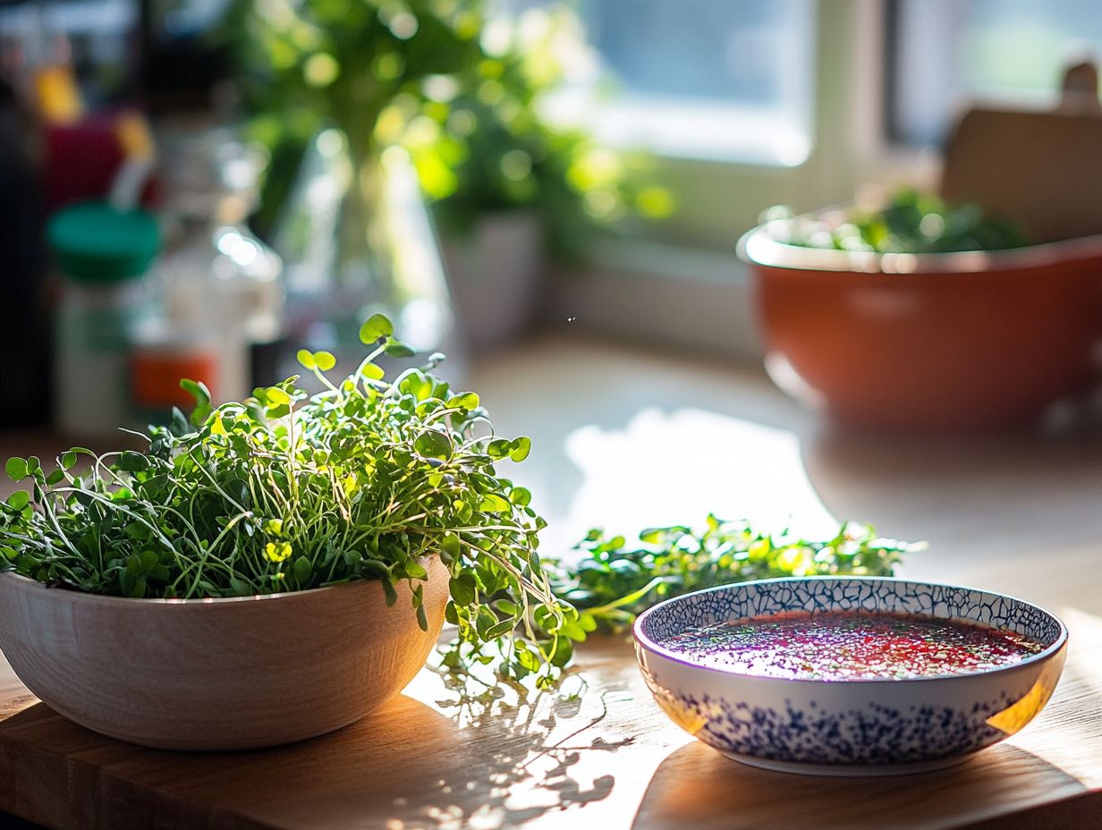 How to Incorporate Microgreens into Sauces