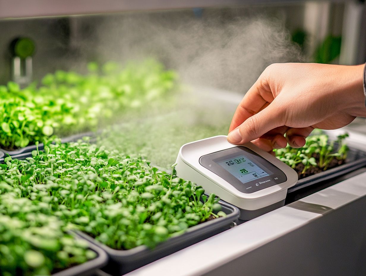 Discover How Low Humidity Affects Your Microgreens!