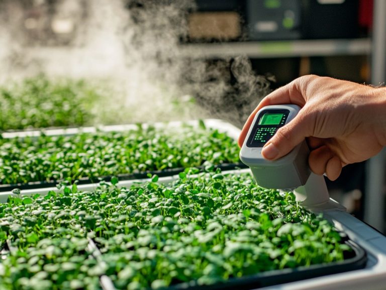 Adjusting Humidity Levels for Microgreens