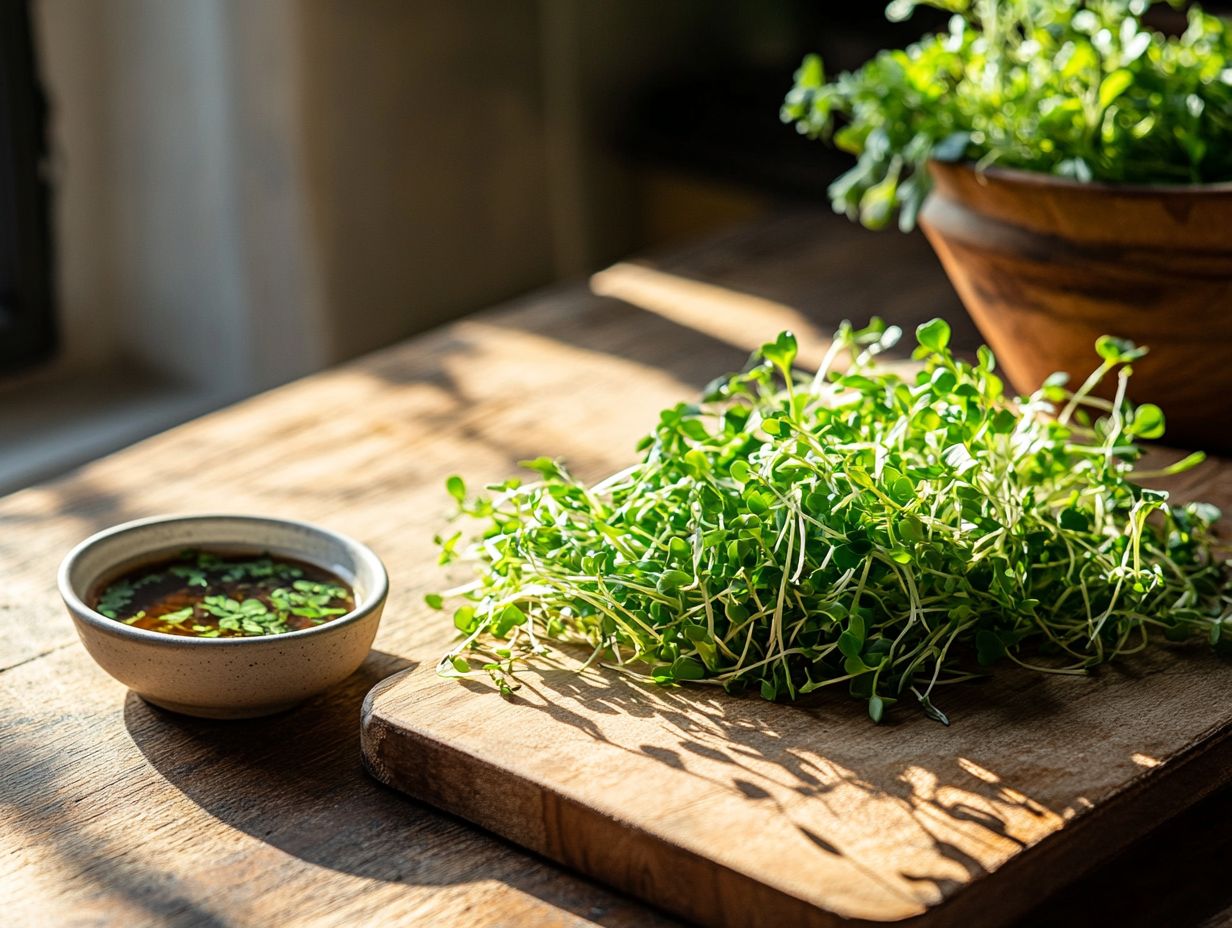 An overview of frequently asked questions about raw microgreens