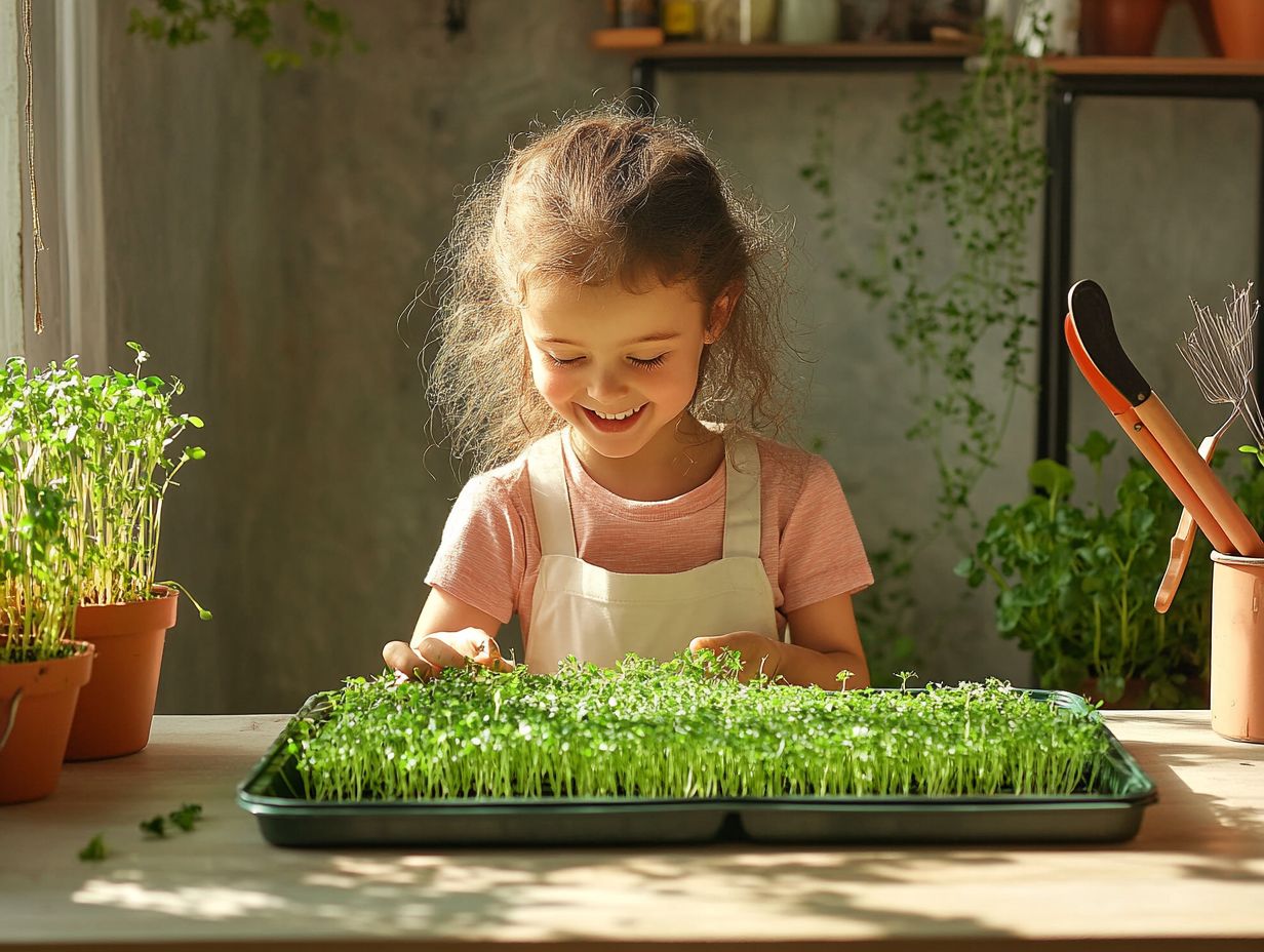 How to Grow Microgreens with Kids