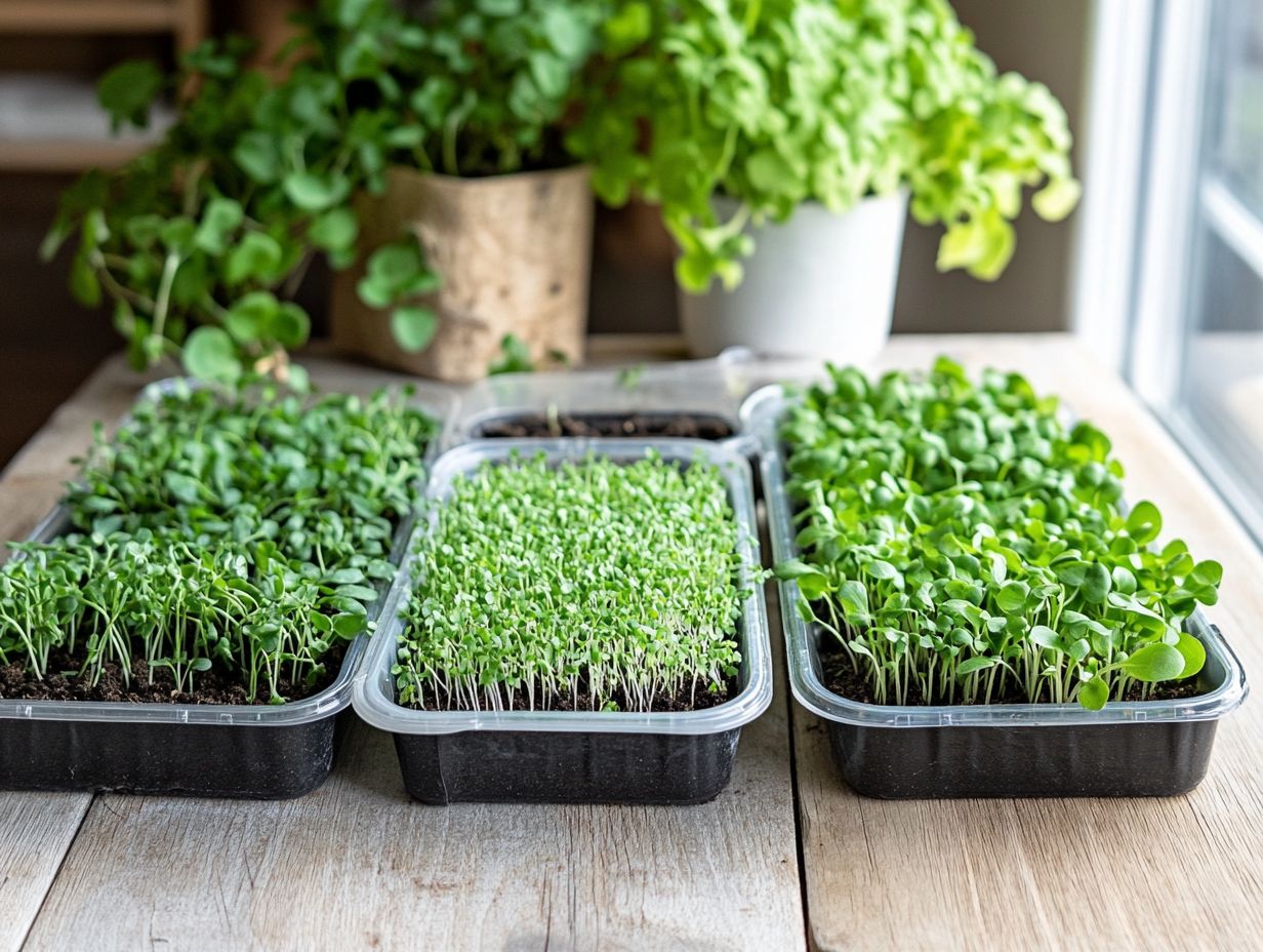 Coco Coir growing medium for microgreens