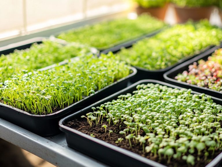 Choosing the Right Trays for Microgreens