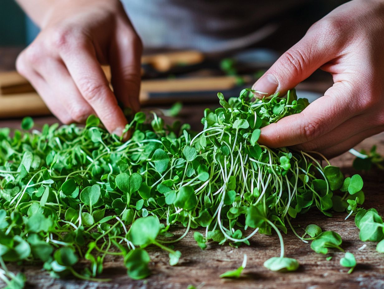 Why is harvesting microgreens too early a mistake?