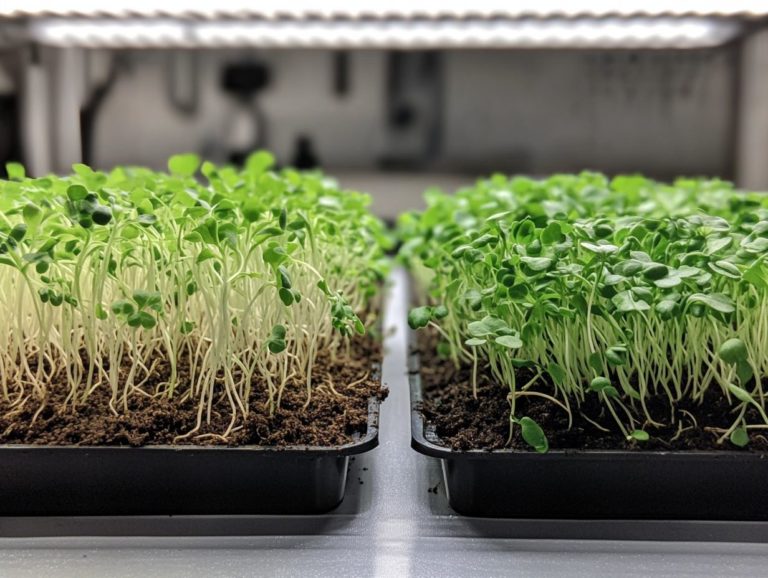 Comparing Hydroponic vs. Soil for Microgreens