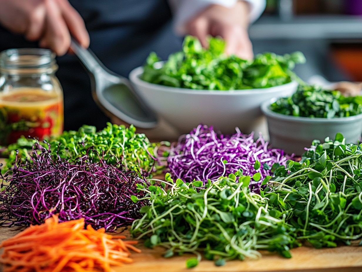 Types of Microgreens for Cooking