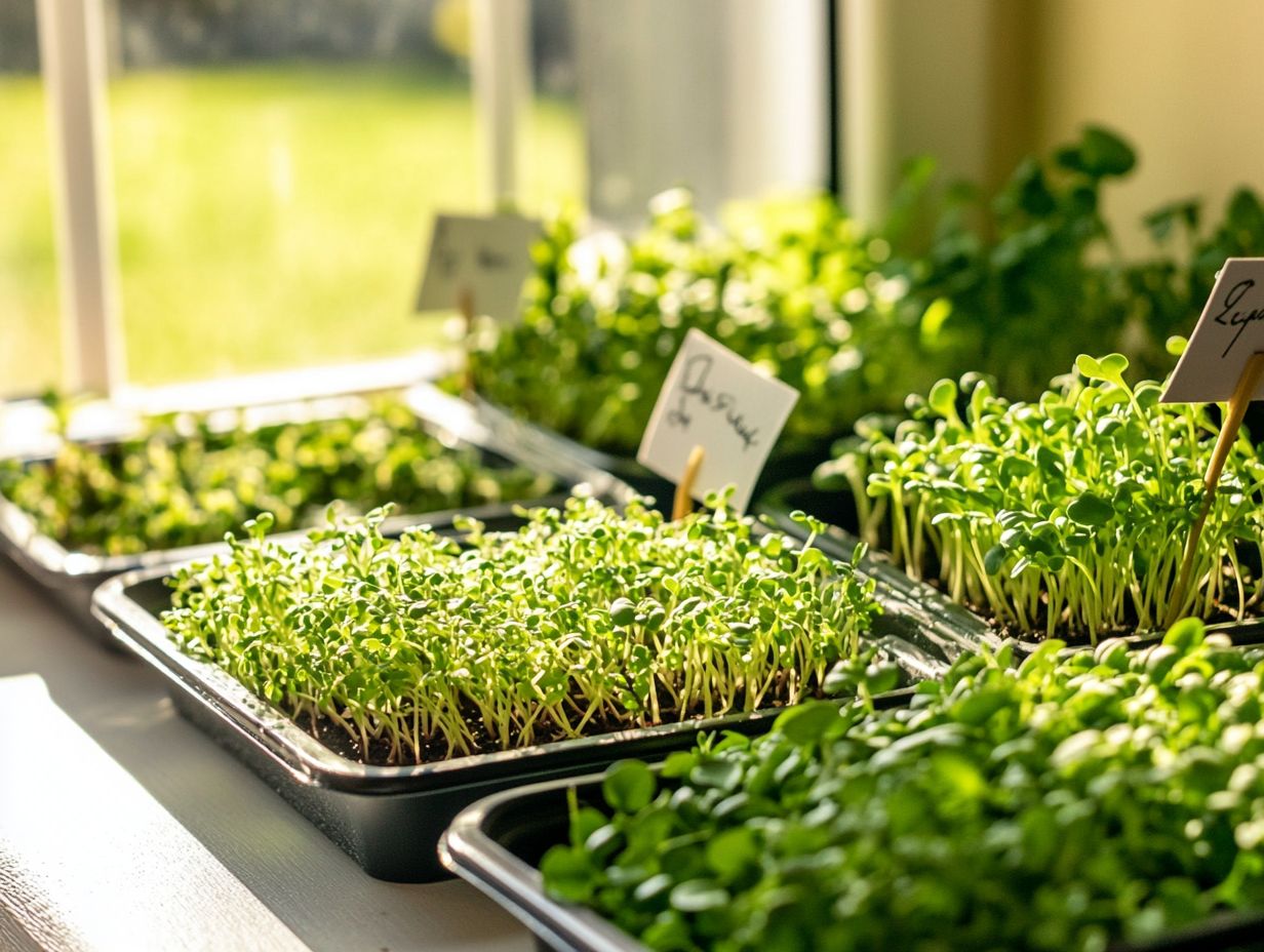 How can cultivating microgreen varieties benefit my health?