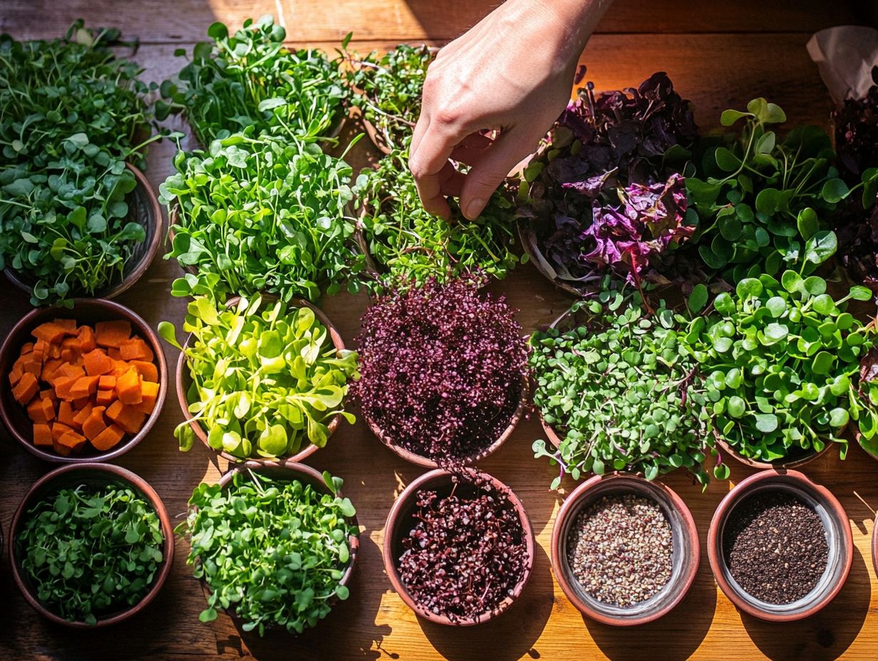 Exploring Different Varieties of Microgreens