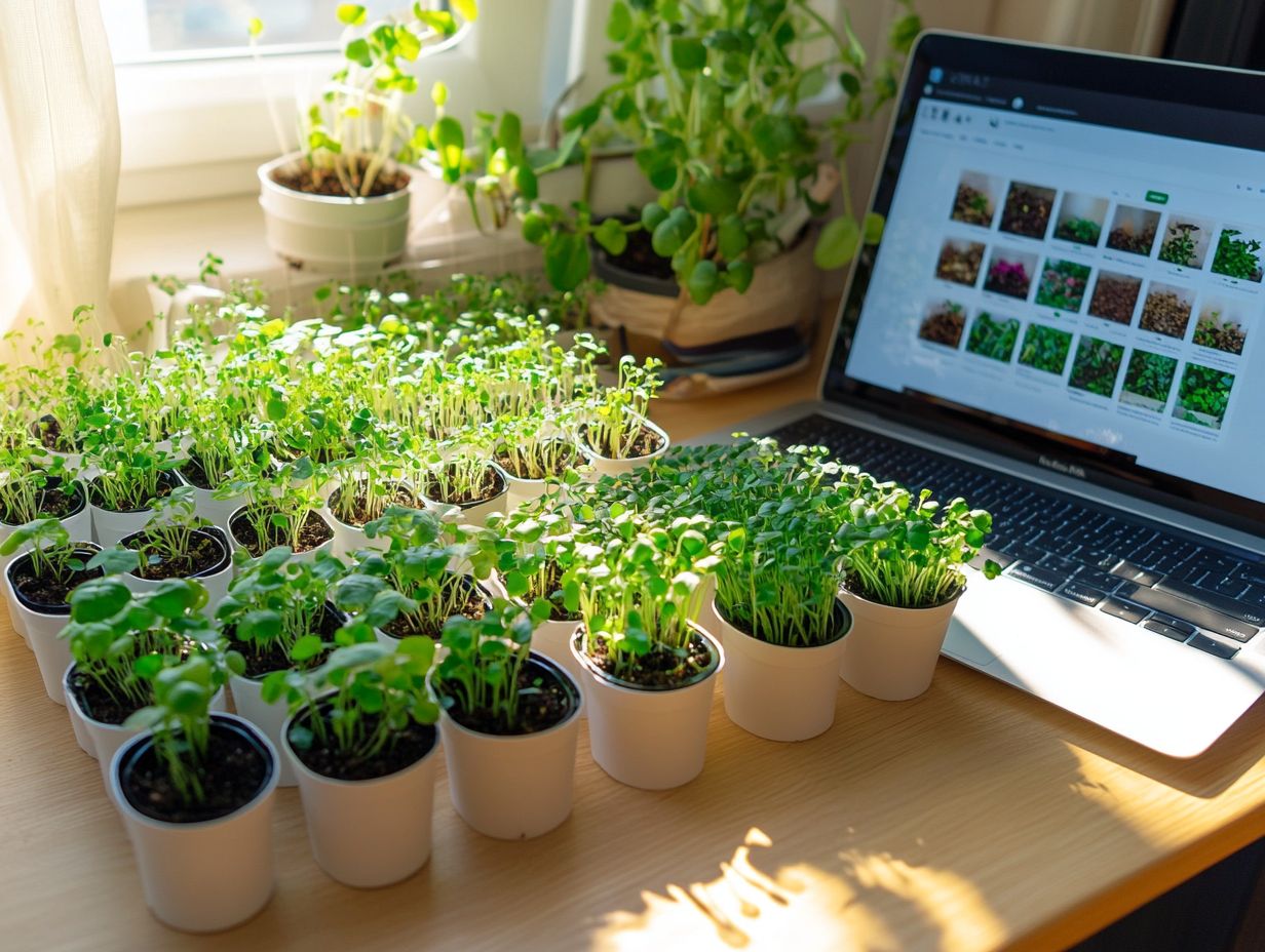 A collection of the top 10 online stores for purchasing microgreen supplies.