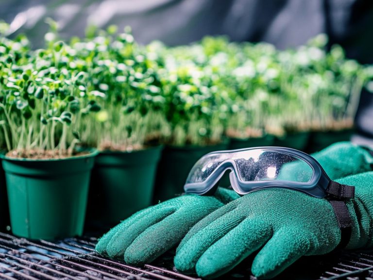 Essential Safety Gear for Microgreen Growers