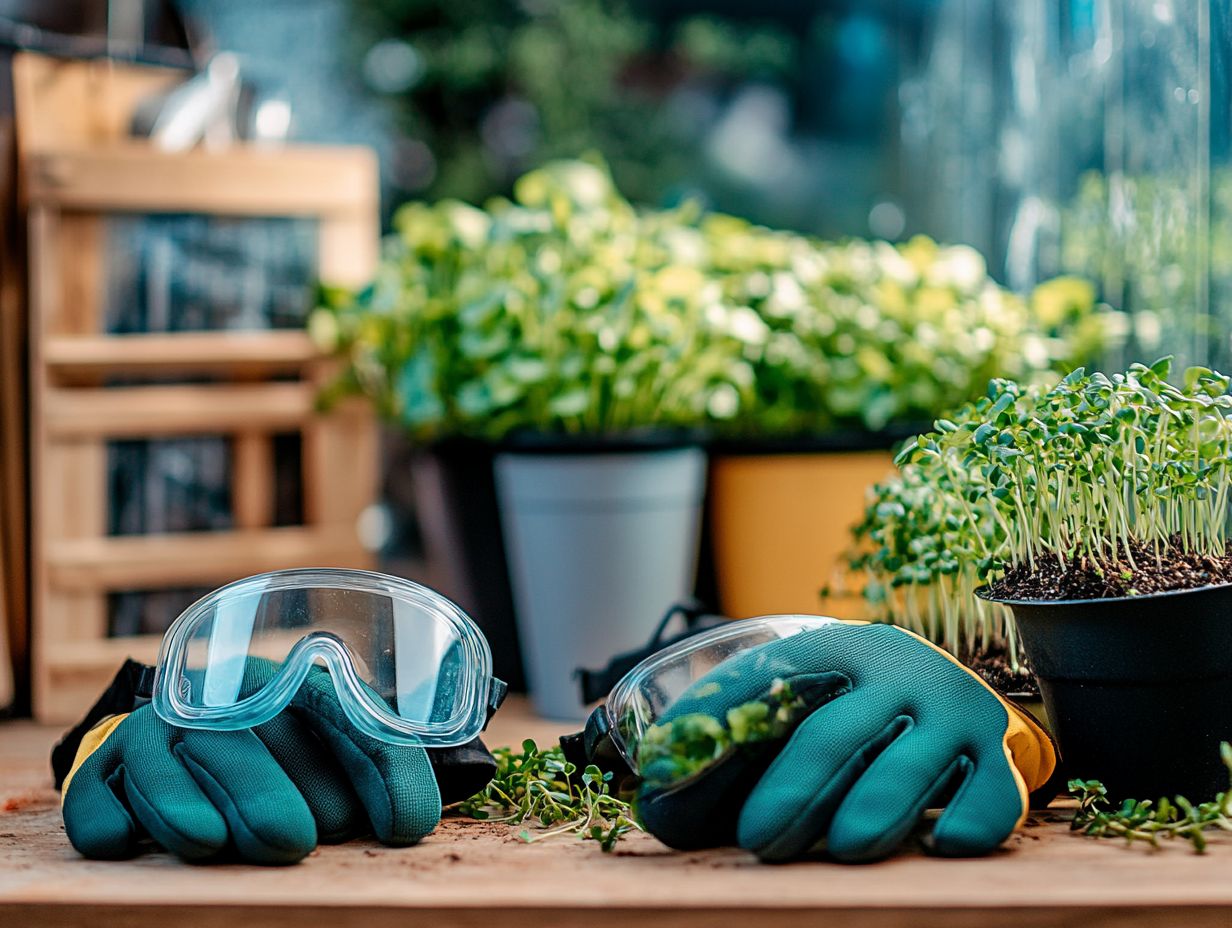 Essential Safety Gear for Microgreen Growers