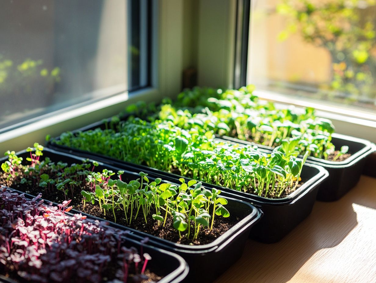 What are microgreens and why are they beneficial?