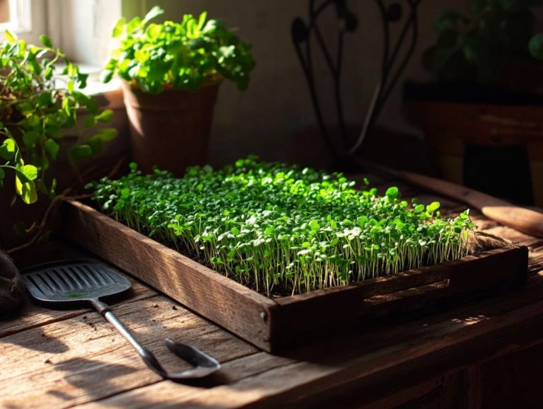 Essential Tools for Harvesting Microgreens