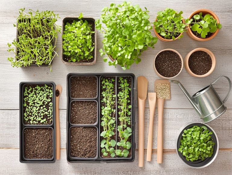 Essential Tools for Microgreen Growing Success