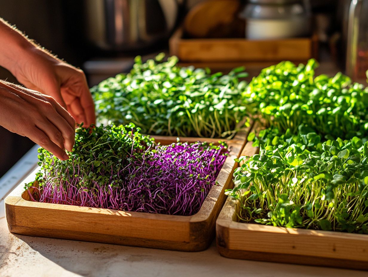 Microgreens as a solution to reduce food waste