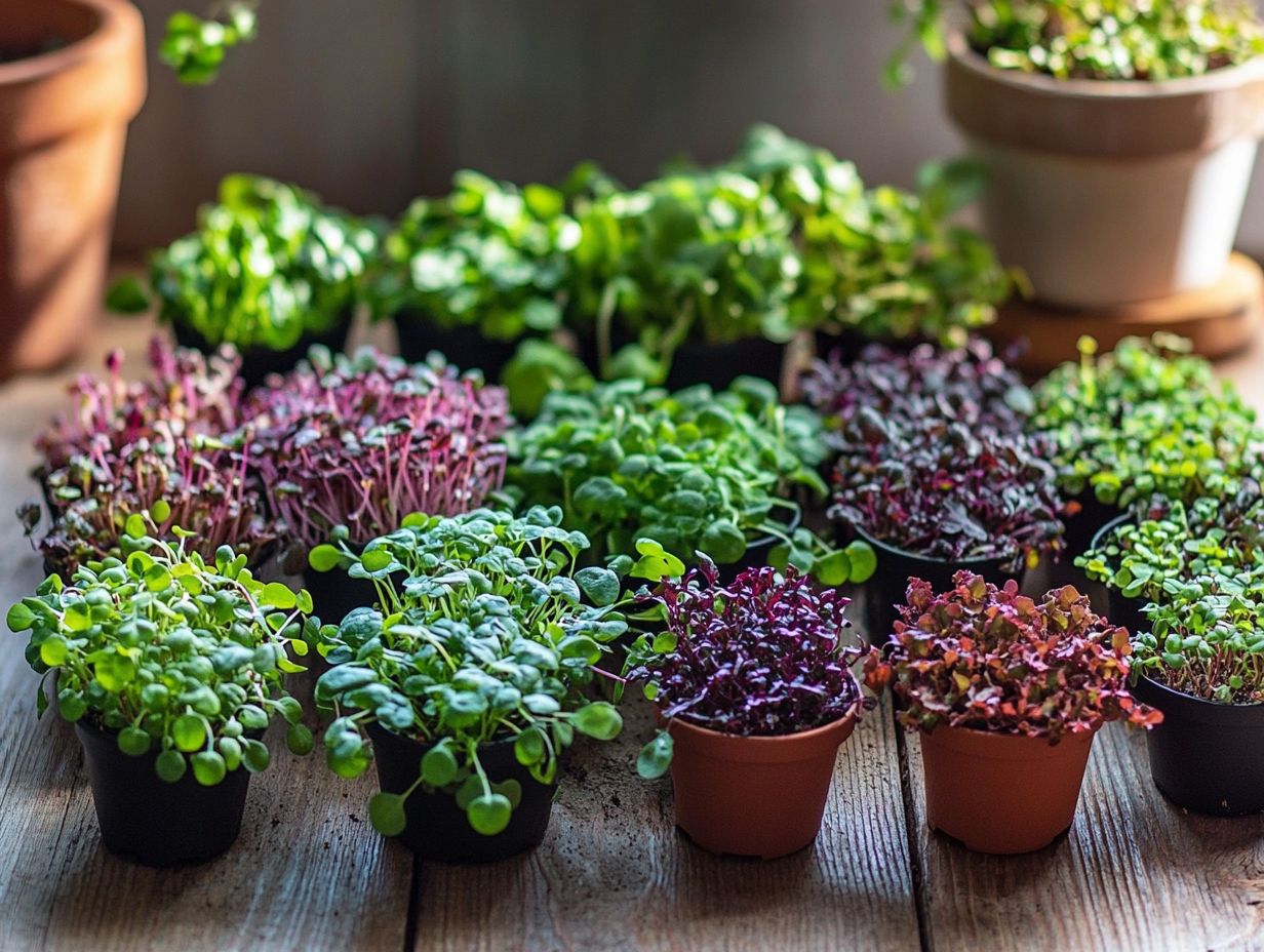 Health Benefits of Rare Microgreens