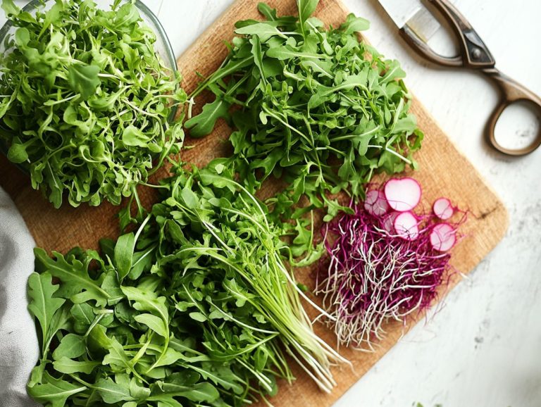 Exploring the Culinary World of Microgreen Varieties