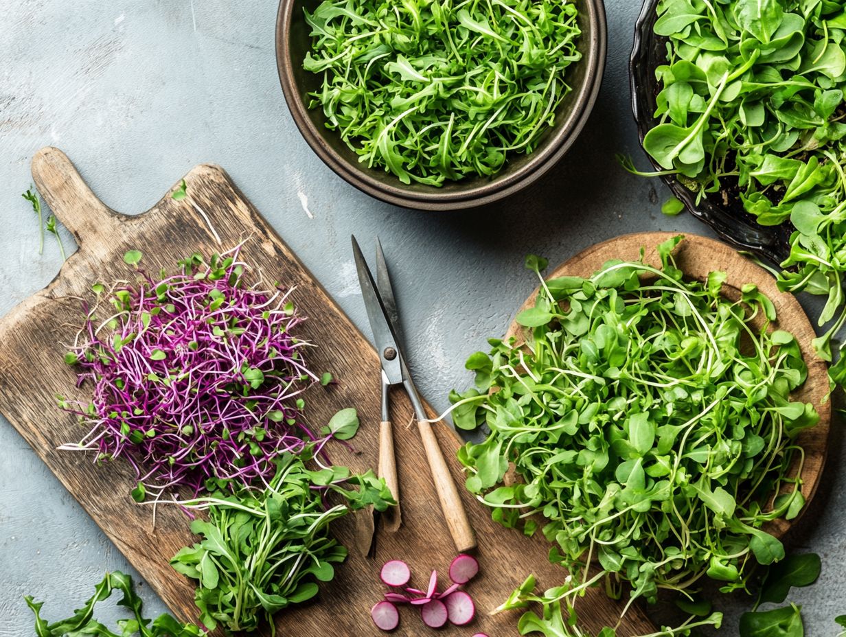 Growing and Harvesting Microgreens