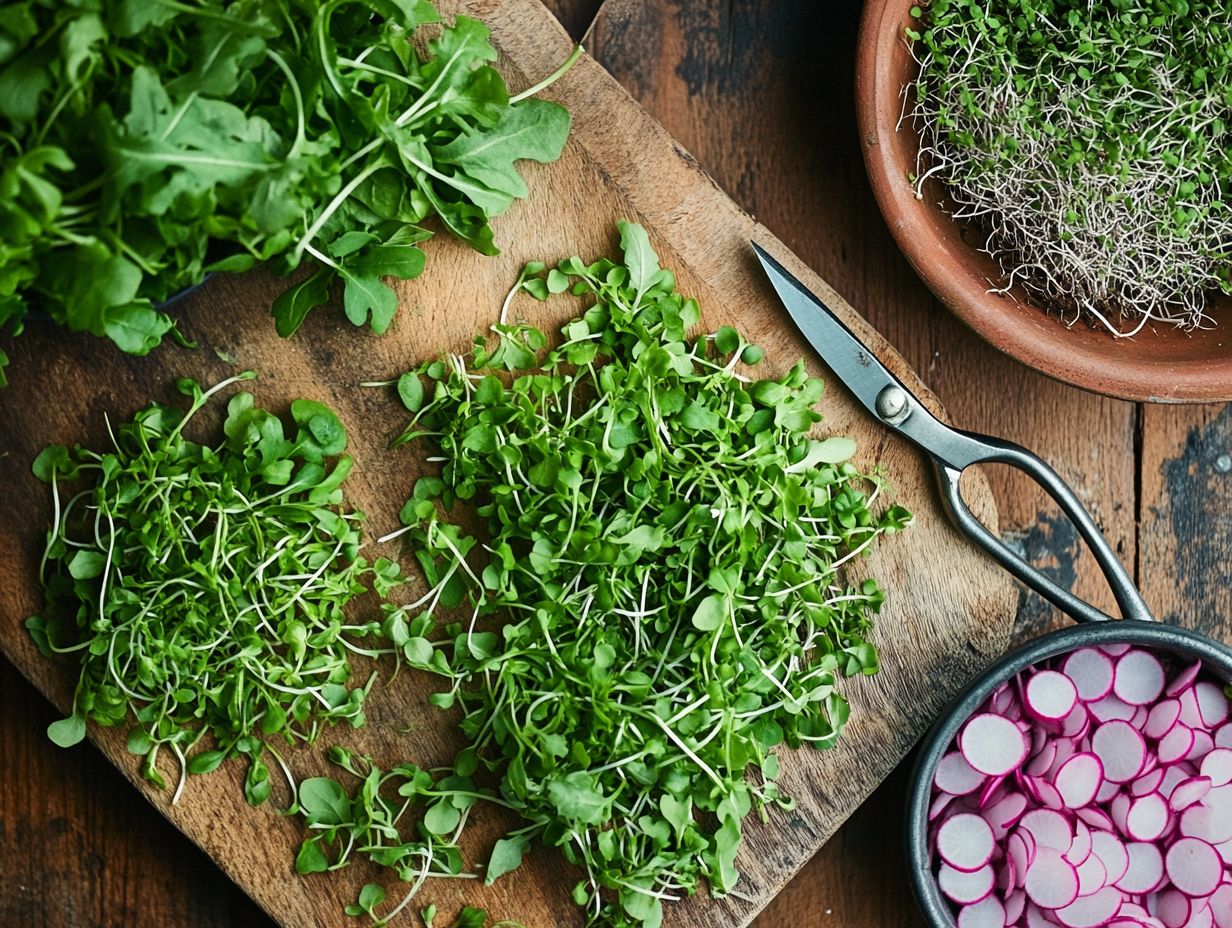 An overview of frequently asked questions about microgreens