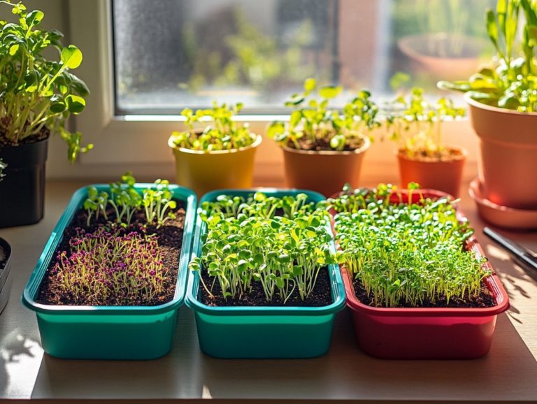 Growing Microgreen Varieties from Seed to Harvest