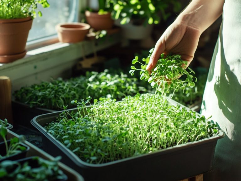 Harvesting Microgreens for Business: What to Know