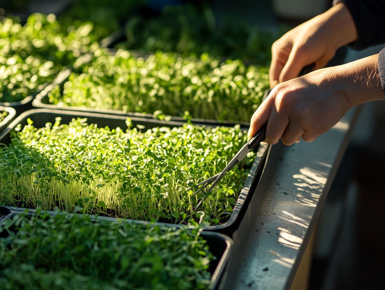 Broccoli microgreens showcasing their rich nutritional benefits