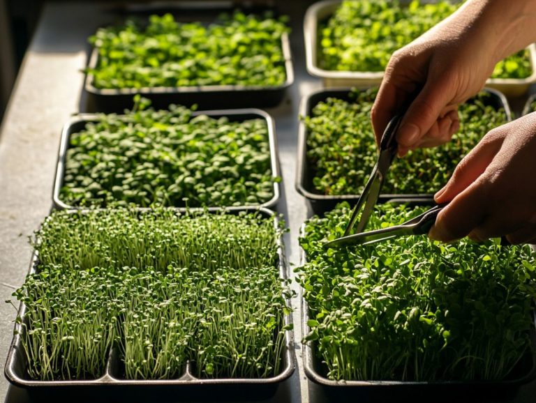 Harvesting Microgreens for Cooking: A Guide