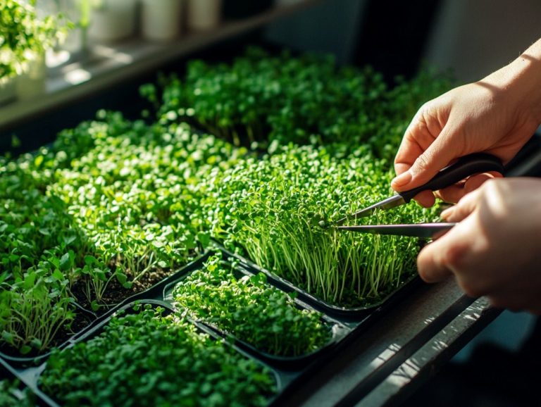 Harvesting Microgreens: Tips for Beginners