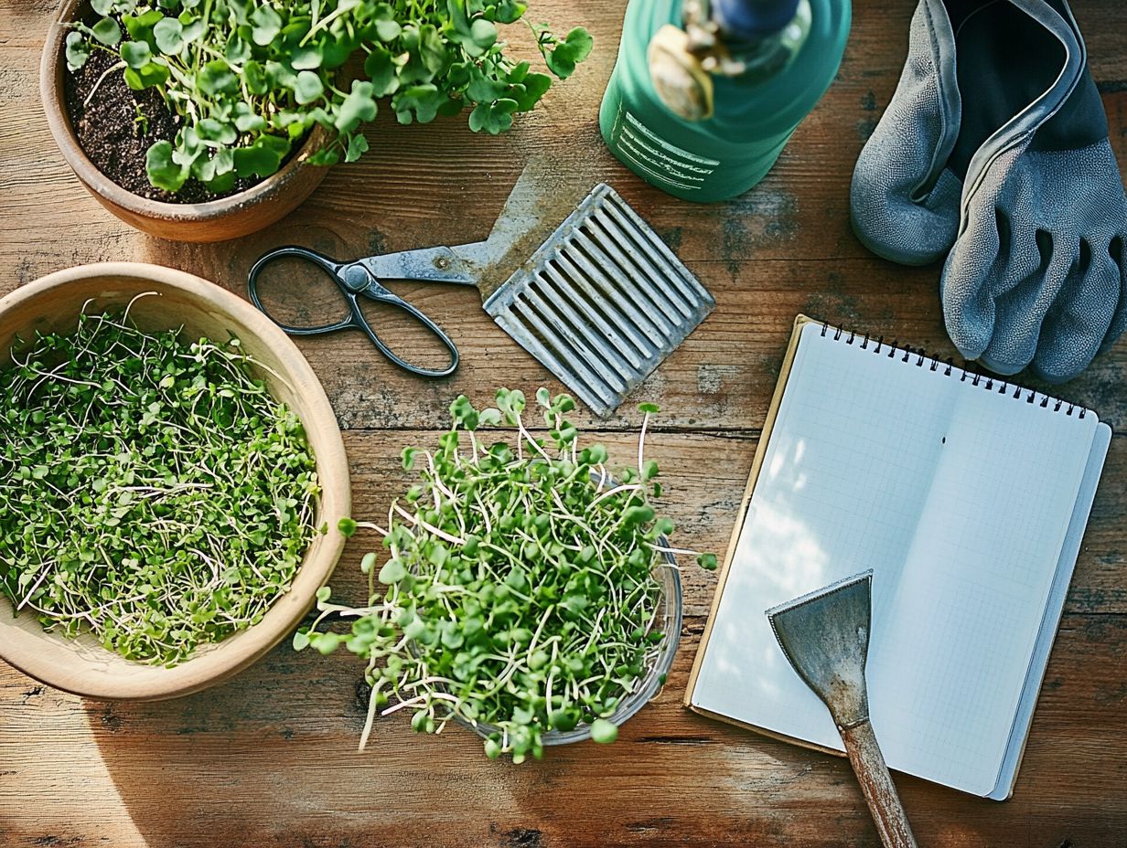 What Are Some Creative Ways to Use Harvested Microgreens?