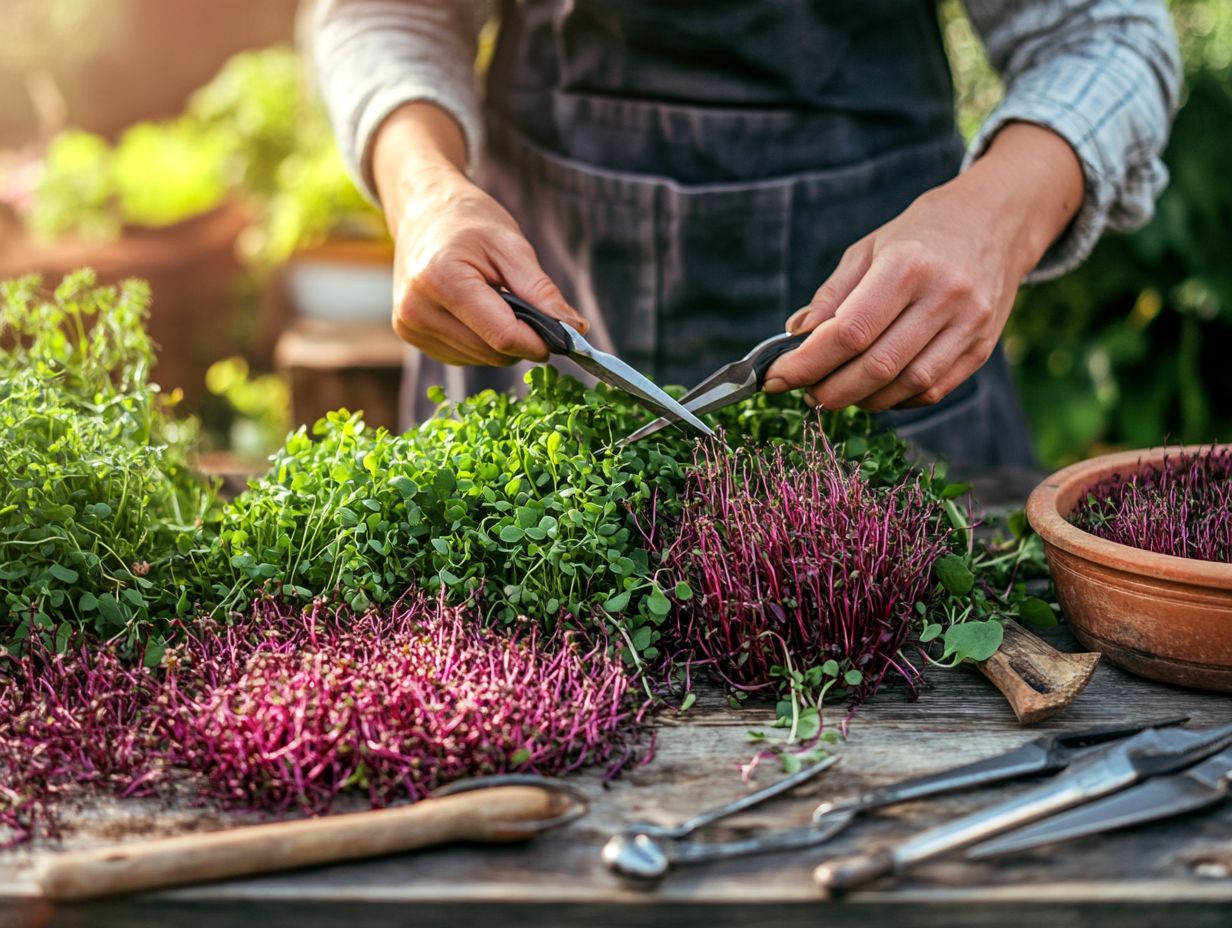 Image of Radish microgreens