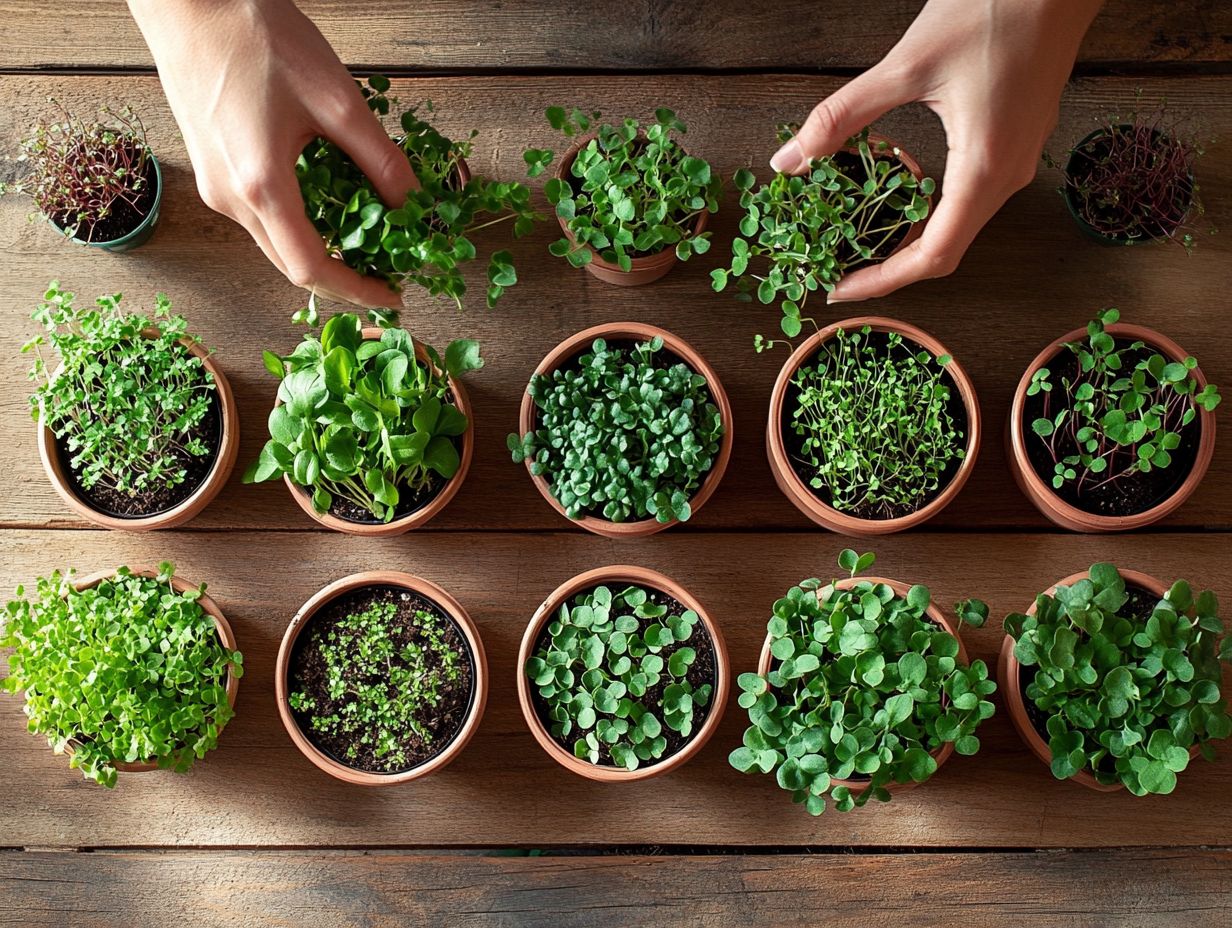 Ways to Add Microgreens to Meals