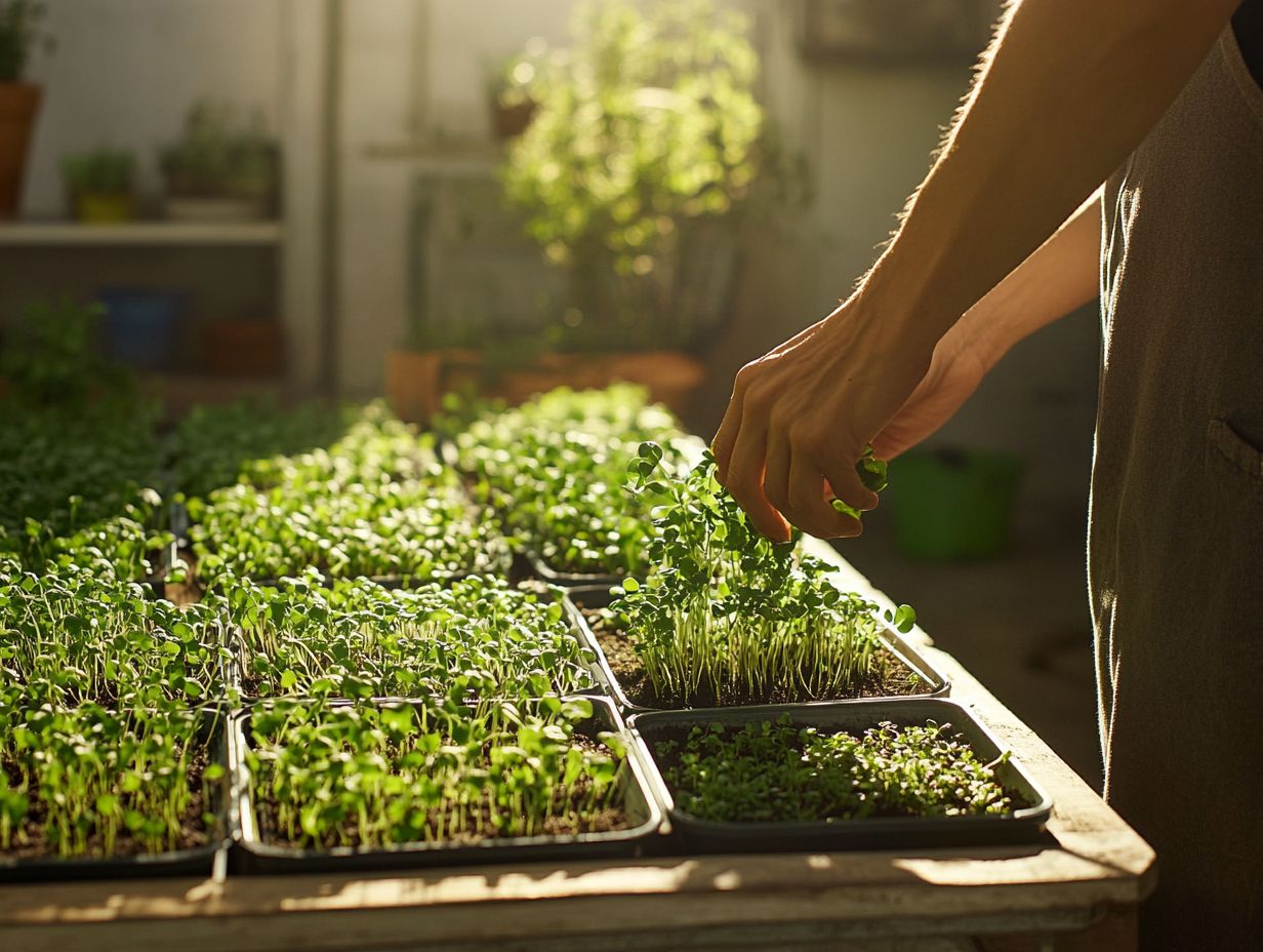 Discover the Vibrant World of Microgreens for Health Benefits!