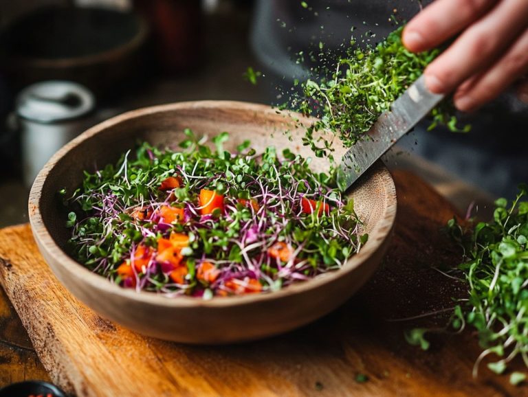 How to Blend Microgreens into Dishes?