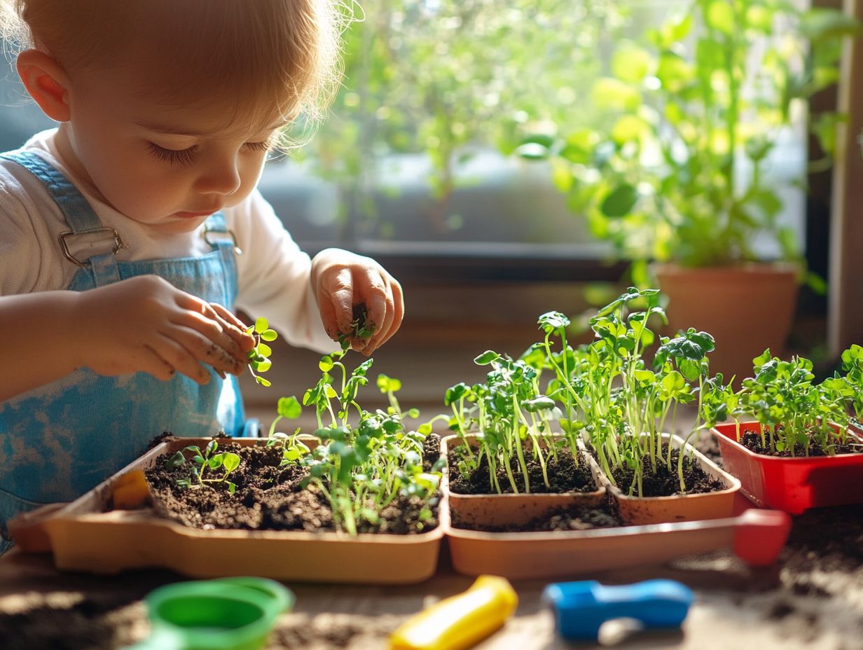 A visual guide to indoor and outdoor microgreen gardening