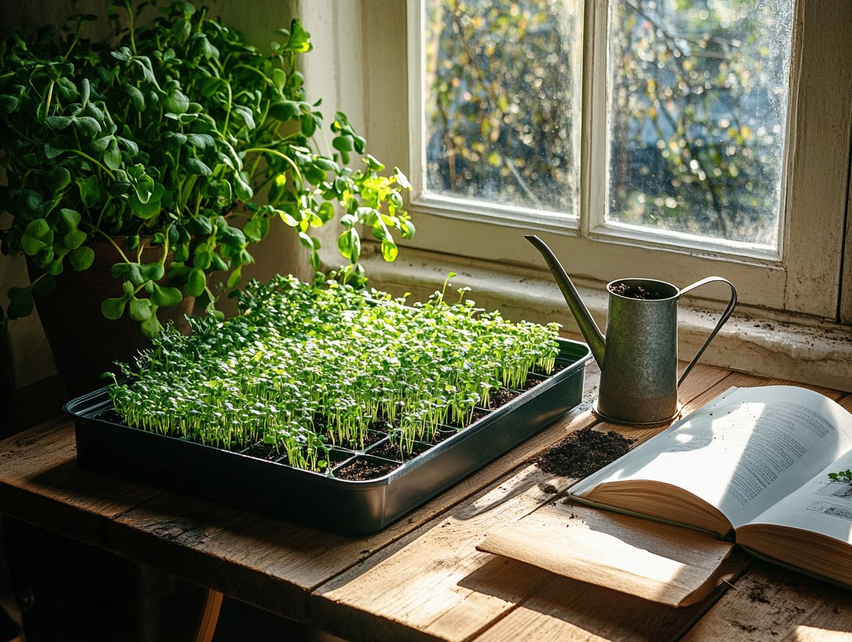 Caring for Microgreens