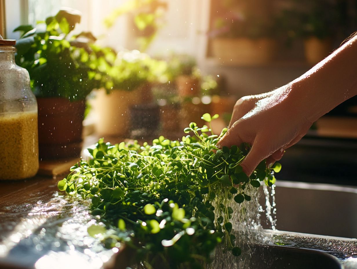 Do I need to refrigerate microgreens after harvest?