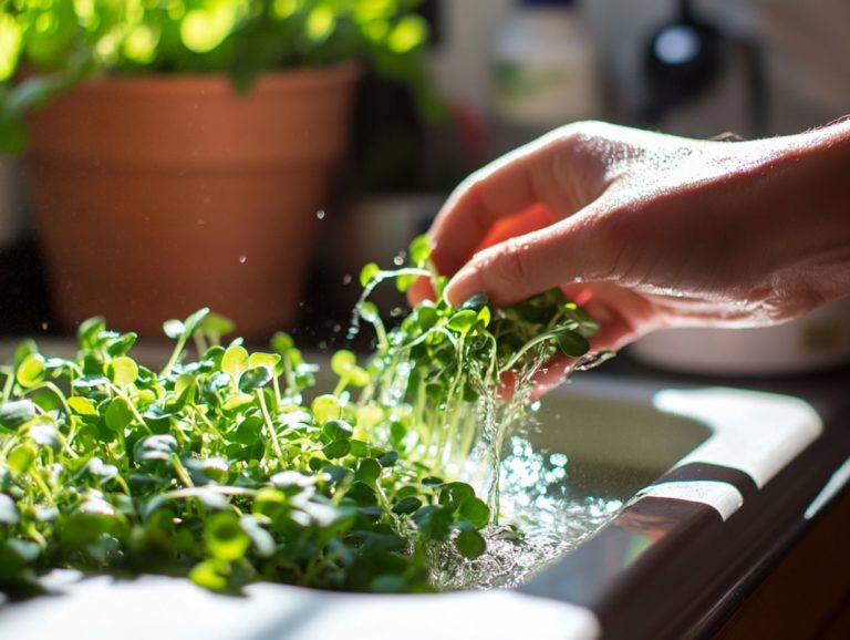 How to Care for Microgreens After Harvest