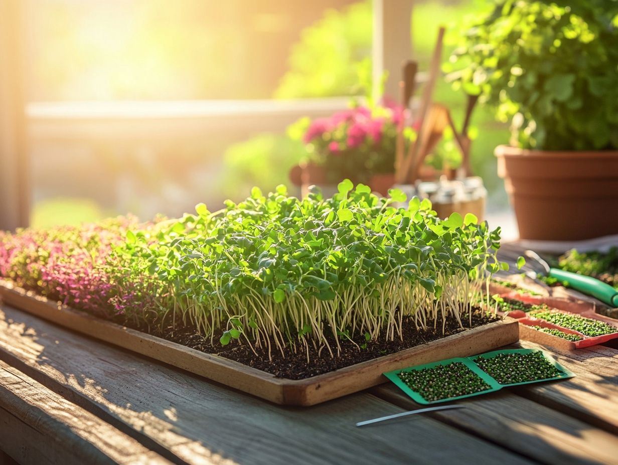 How do I choose the right microgreen varieties for my garden?