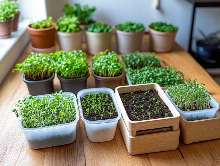 How to Choose the Right Container for Microgreens