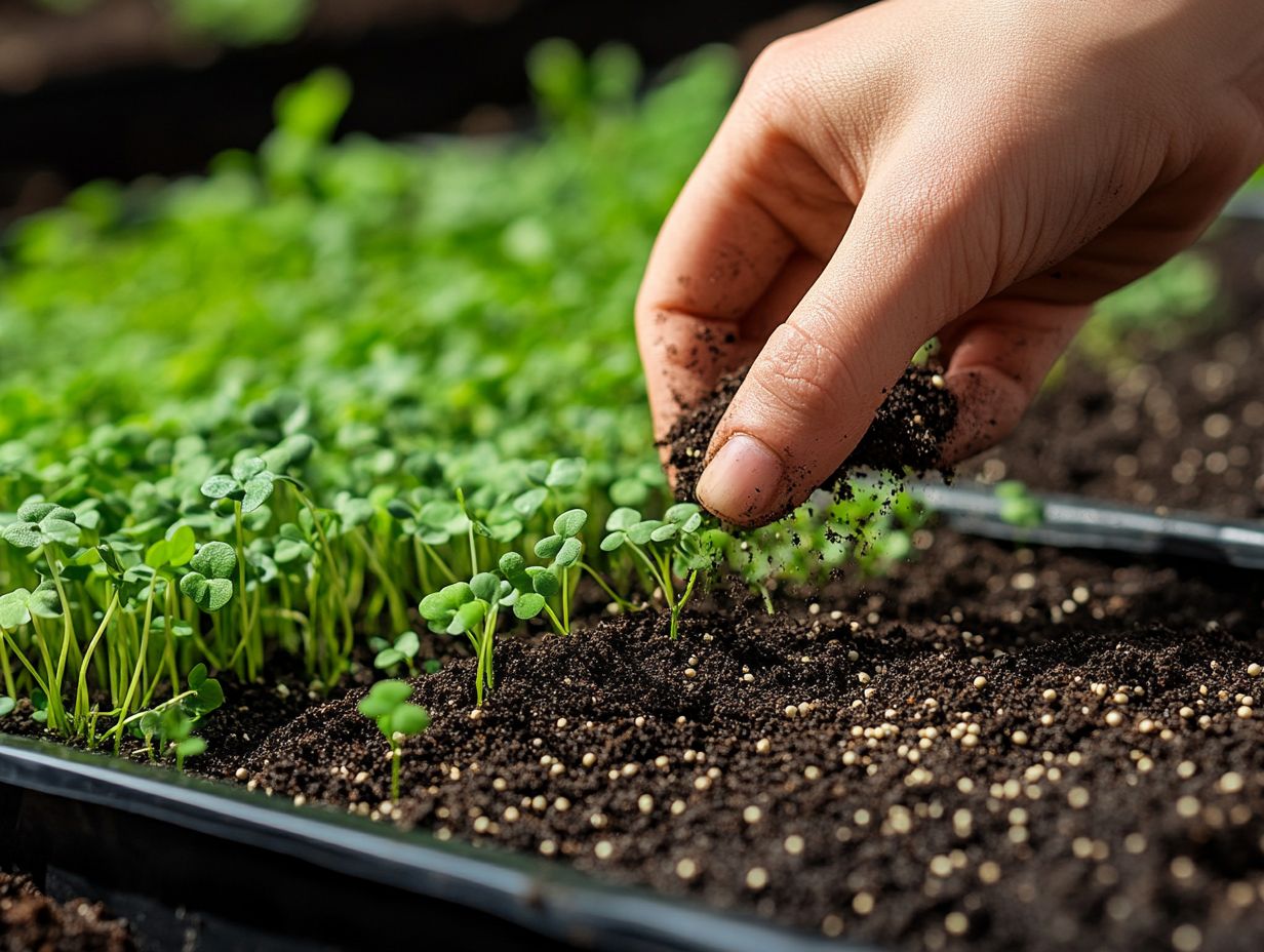 Preparing and Maintaining Soil for Microgreens