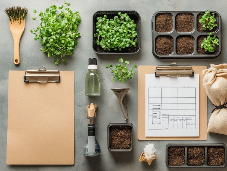 How to Create a Microgreen Equipment Inventory