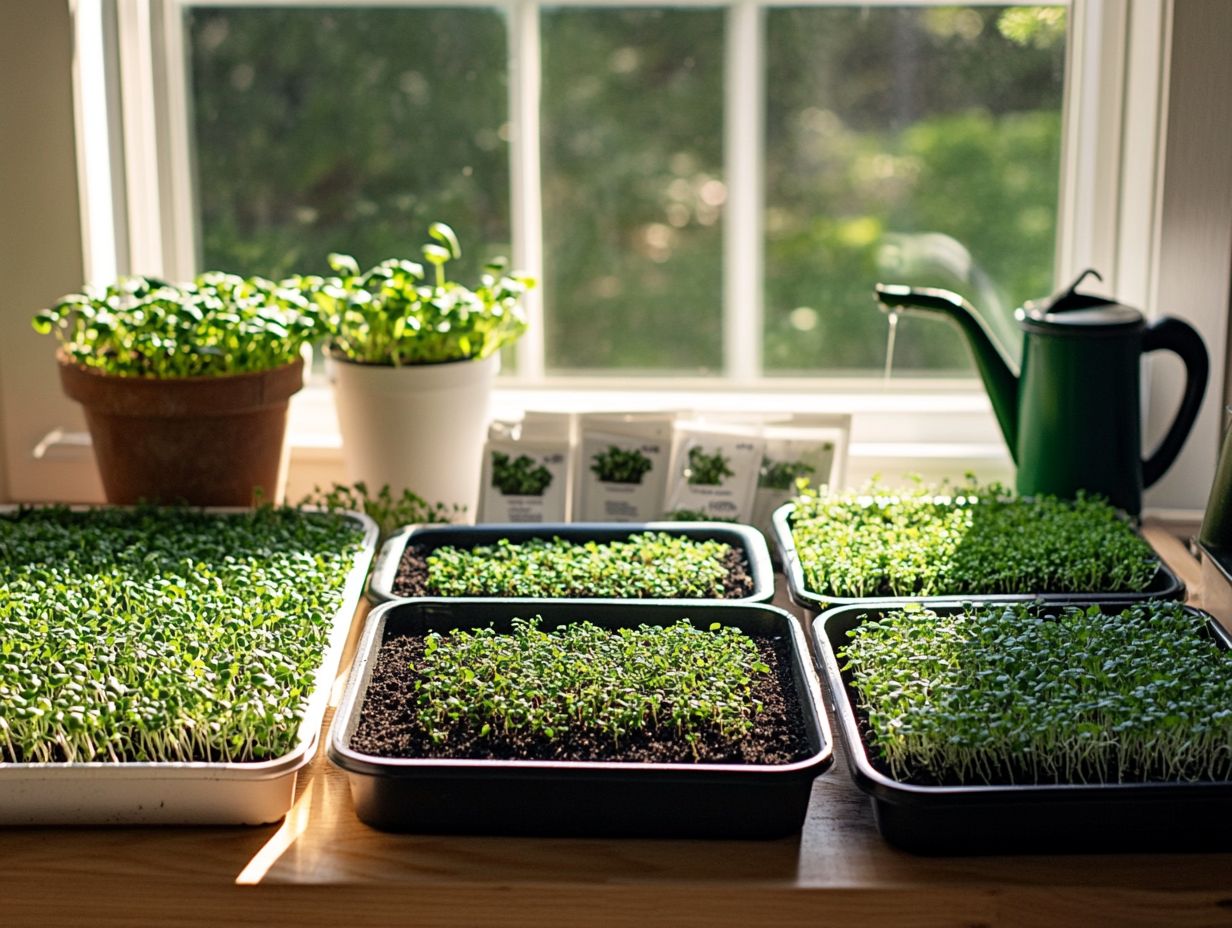 Planting and Caring for Your Microgreens: A Step-by-Step Guide