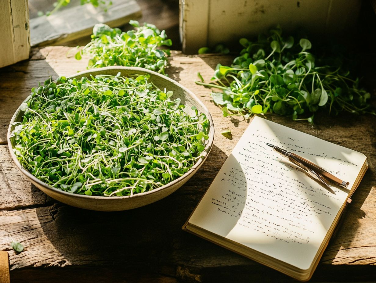 Choosing the Right Microgreens for Recipes