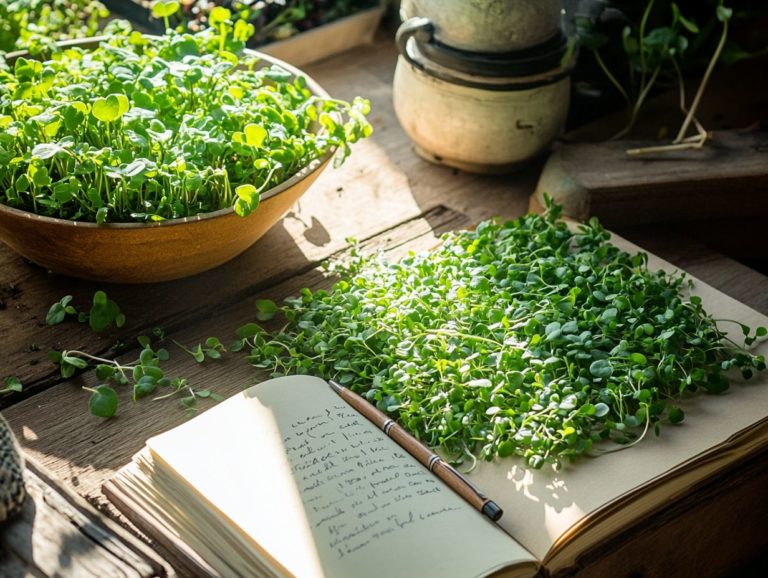 How to Create a Microgreen Recipe Book?