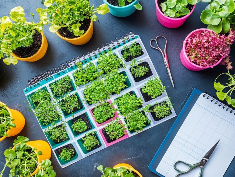 How to Create Microgreen Growing Schedule?